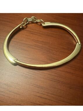 Kendra Scott (Authentic) Gold-Tone Hinged Bangle Bracelet